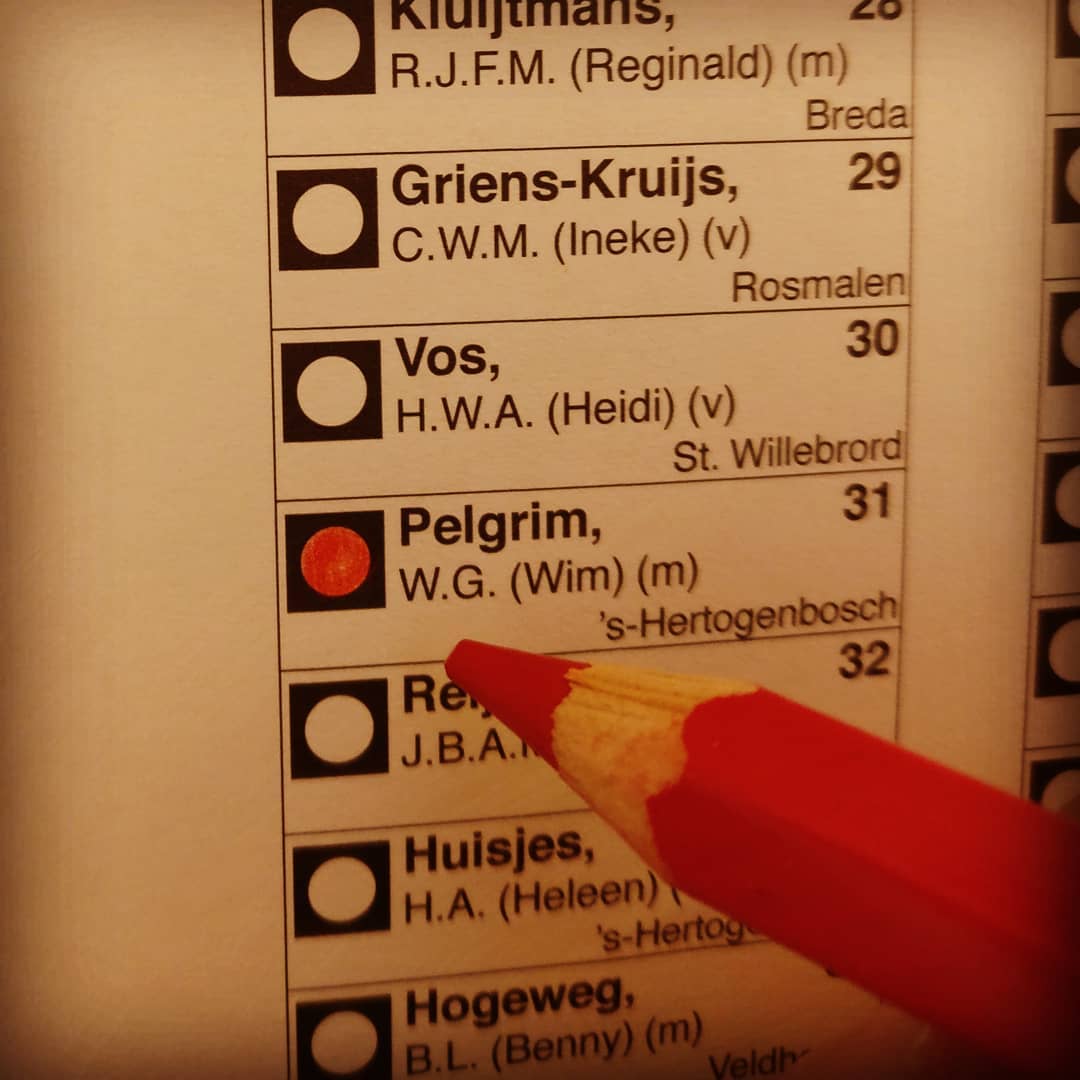 Mijn stem uitgebracht #kiesvoordetoekomst #D66