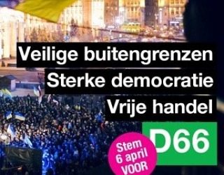 Stem woensdag voor het referendum #D66
